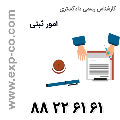 کارشناس رسمی دادگستری رشته امور ثبتی