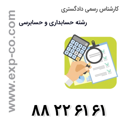 کارشناس رسمی دادگستری رشته حسابداری و حسابرسی